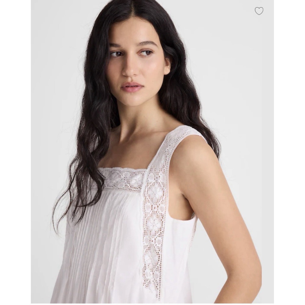 MADEWELL Large The Sophie Cotton Lace Mini Dress OA350